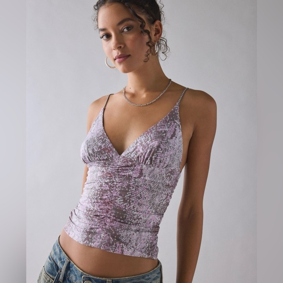 Urban Outfitters Lavender and Charcoal Slip - Picture 3 of 3